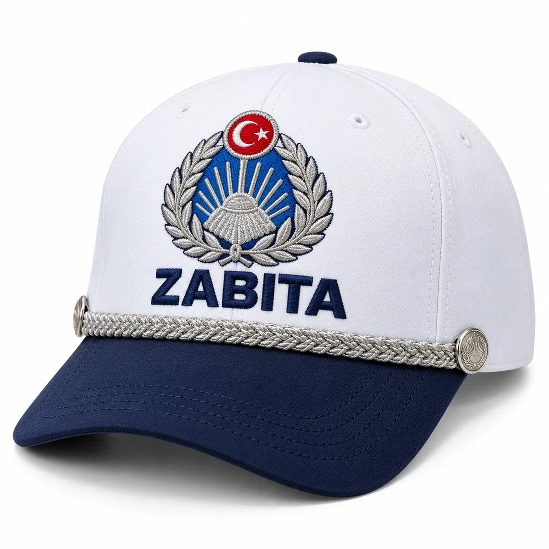 BUJE Nakışlı Zabıta Şapka