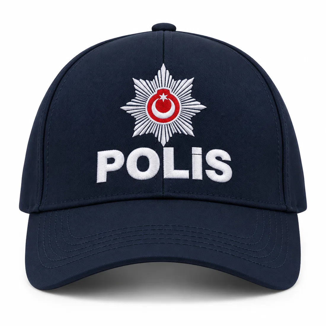 BUJE Lacivert Polis Şapka Ve Arması