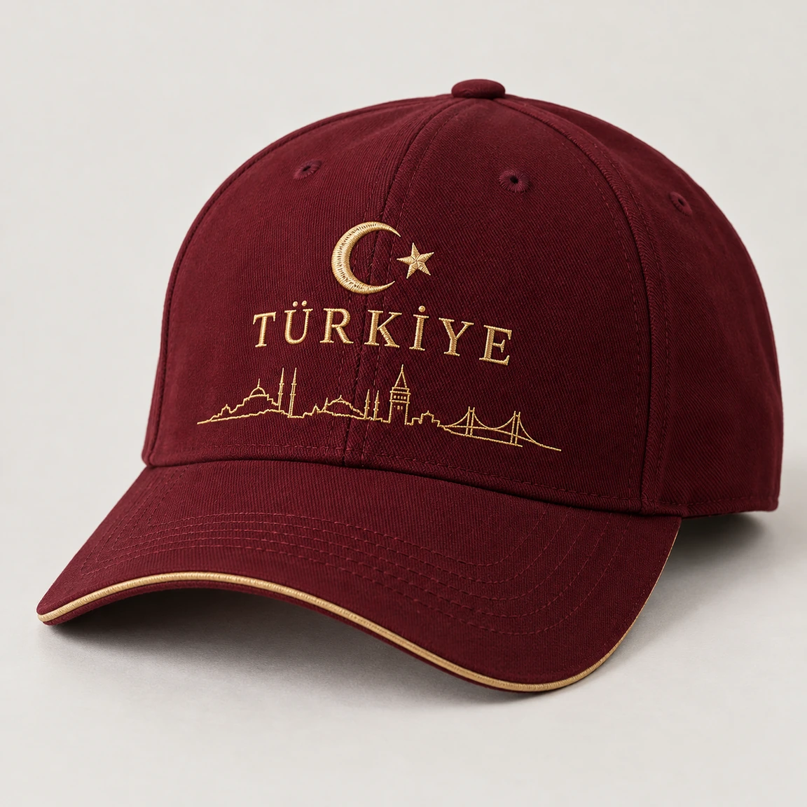 BUJE Türkiye Nakışı Cap – Bordo – Seri 10 · fotoğraf 1/1
