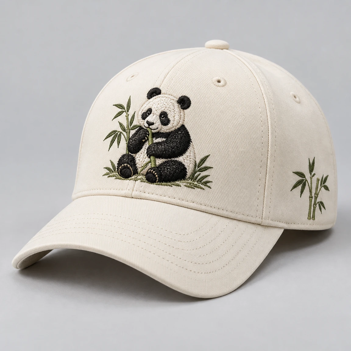 BUJE Bambu ve Panda Cap – Krem – Seri 02 · fotoğraf 1/1