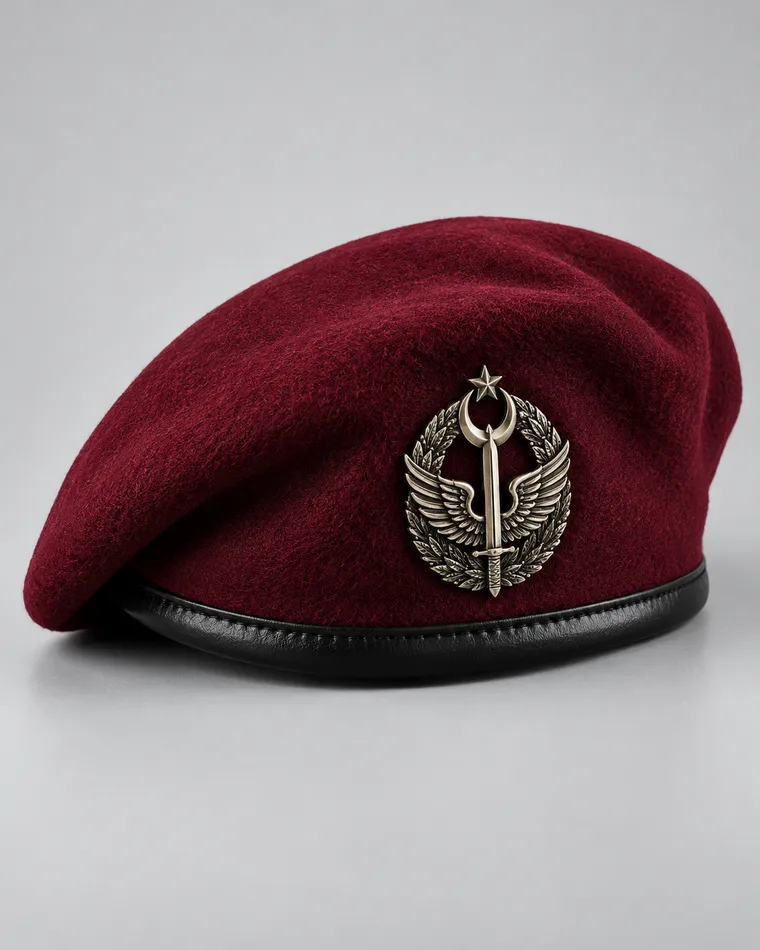 BUJE Bordo Metal Armalı Heritage Bere