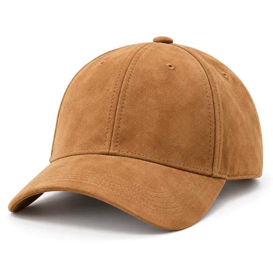 BUJE Klasik Cap – Süet Görünümlü · Bej