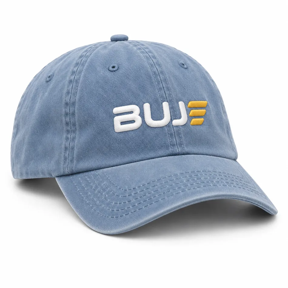 BUJE Nakışlı Klasik Cap · Mavi