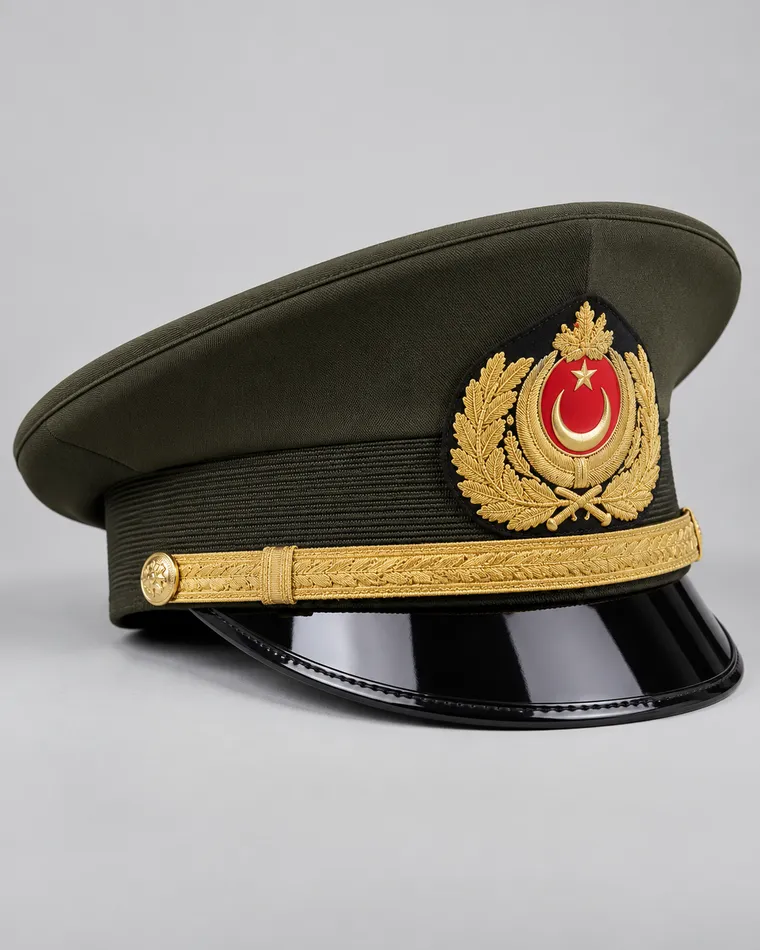 BUJE Resmî Stil Şapka Tasarım Örneği / Sarı