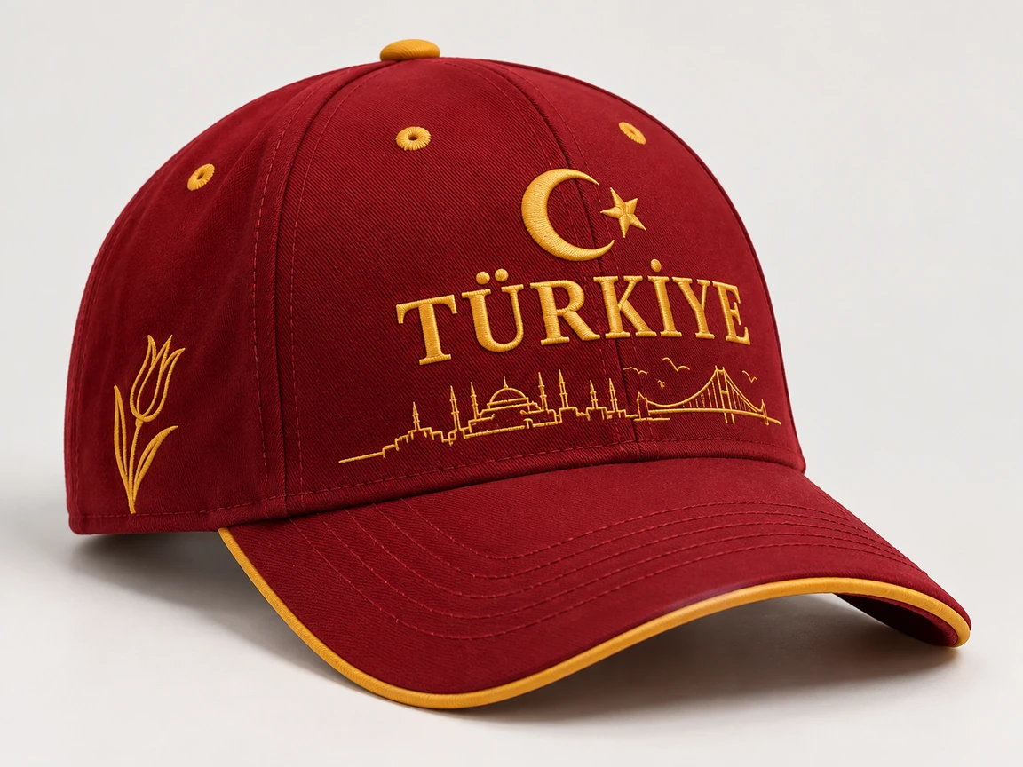 BUJE Türkiye Nakışı Cap – Altın – Seri 14