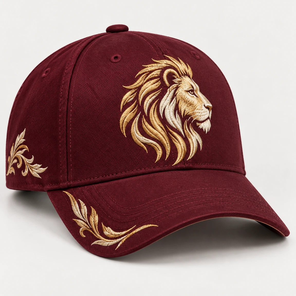 BUJE Aslan Nakışı Cap – Bordo – Seri 02