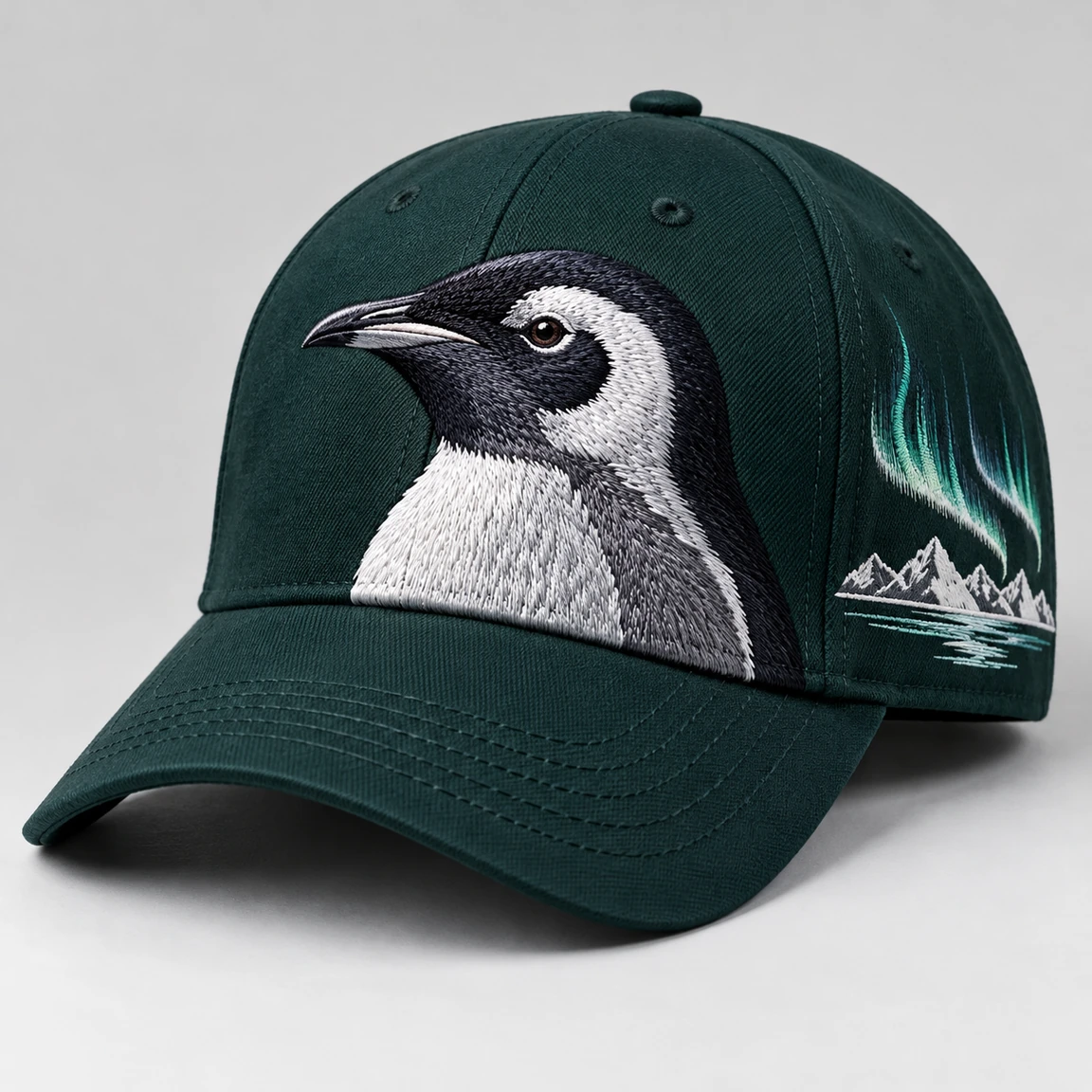 BUJE Penguen Nakışı Cap – Özel Renk – Seri 02